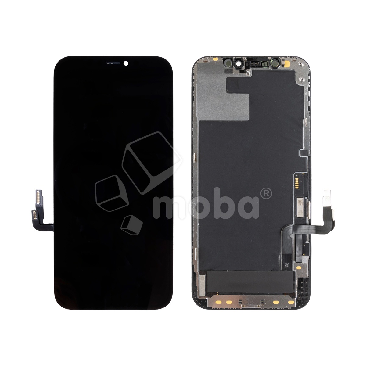 Дисплей для iPhone 12/12 Pro (A2403/A2407) в сборе с тачскрином Черный - OR (Снятый, заменено стекло и тачскрин)