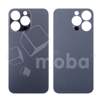 Задняя крышка для iPhone 13 Pro (A2640) Серый (стекло, узкий вырез под камеру, логотип)