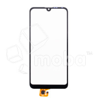 Стекло для переклейки Huawei Y7 2019 (DUB-LX1) в сборе с тачскрином и OCA пленкой Черный - OR (Mitsubishi)