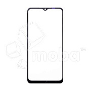 Стекло для переклейки Samsung Galaxy M12 (M127F) в сборе с OCA пленкой Черный - OR (Mitsubishi)