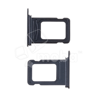 Держатель SIM для iPhone 15/15 Plus (A3090/A3094) (2 Sim) Черный