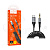 Кабель AUX "3,5 мм" Jack - Type-C Hoco UPA33B (1.5 м) Черный